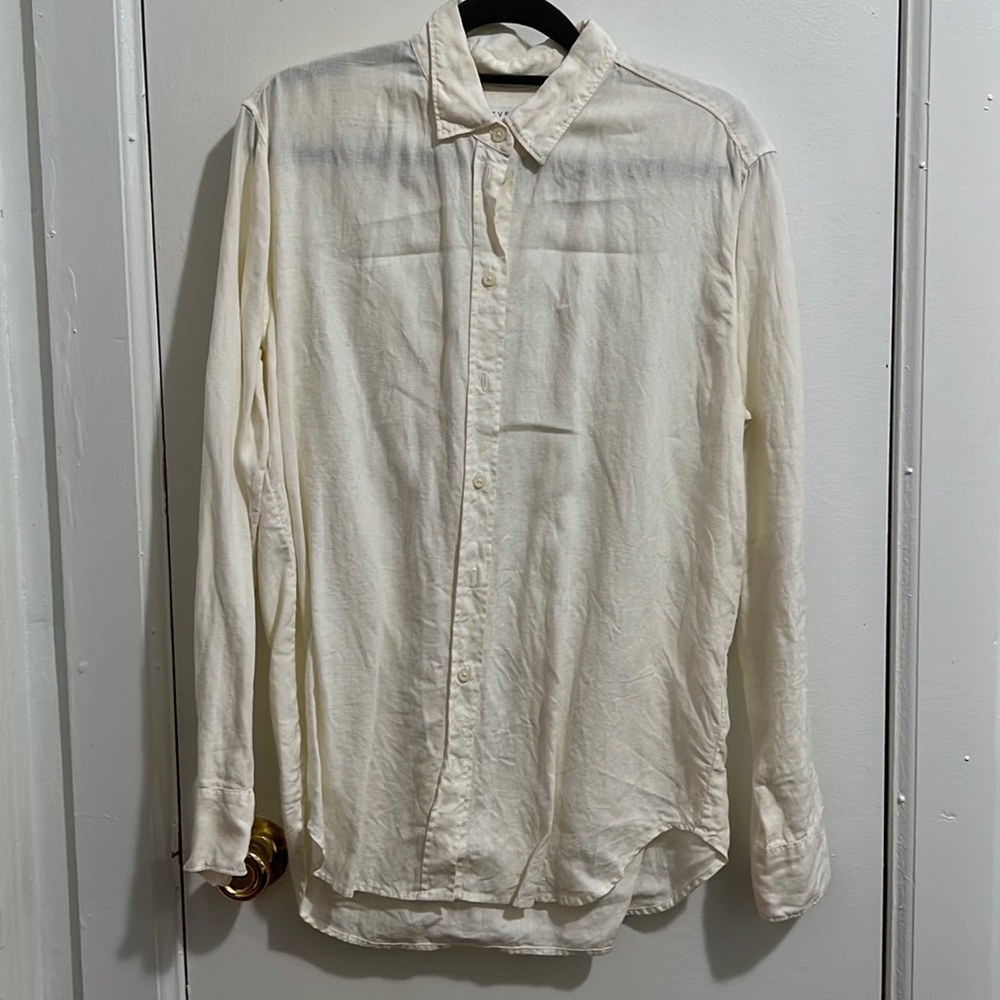 Everlane Womens 100% Linen Shirt Sz 6